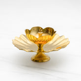 Pure Brass Blooming Brass Diya | Diya for Puja | Pure Brass Diya | Decorative Blooming Diya